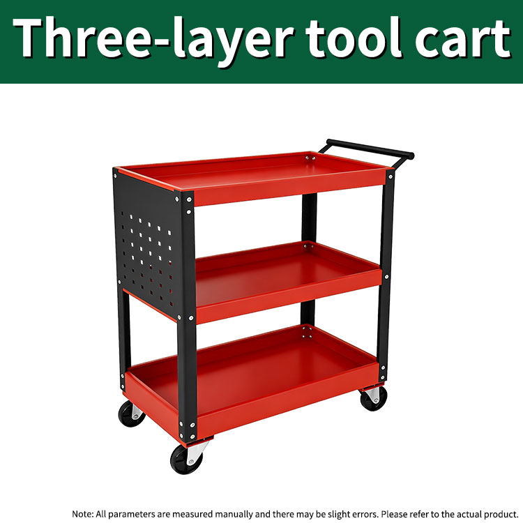 Three-layer tool cart