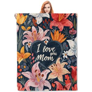 Warm Family Gift Flannel <b>Blanket</b> <b>Throw</b> <b>Blanket</b> Nap <b>Blanket</b> Skin Friendly Reversible for Bedroom Living Room Custom Print - Product Image 3
