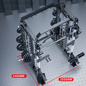 Sports Equipment Multi-functional Trainer Fitness Commercial Gym Fitness Machine Power <b>Rack</b> Smith Machine - Product Image 4