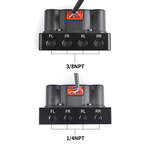 La <span class=keywords><strong>suspension</strong></span> pneumatique de l'électrovanne automobile 200 PSI distribue le groupe de vannes de commande solénoïde 1/4 NTP 3/8NTP - Product Image 4