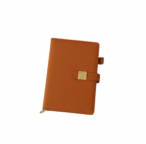 Carnet en cuir format A5 personnalisable au design unique, avec reliure cousue, agenda quotidien et option cadeau – Vente chaude - Product Image 1