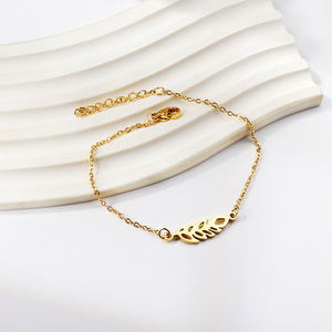 European American Women's Bracelet Geometric Rhinestone Inlay <b>Titanium</b> Steel Fashion Jewelry - Product Image 2