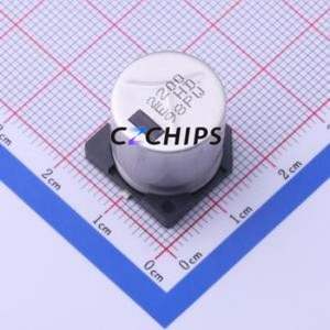 ตัวเก็บประจุอิเล็กโทรไลต์อะลูมิเนียมแบบ SMD รุ่น EEEHD1E222AM, ขนาด D16xL16.5 มม., ความจุ 2200uF, ความคลื่นความถี่ 20%, แรงดันไฟฟ้า 25V, กระแสไฟฟ้า 1.2A-120Hz - Product Image 1