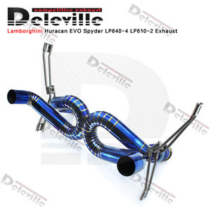 Système d'échappement YD Catback pour Lamborghini Huracan STO/<span class=keywords><strong>EVO</strong></span> Spyder/Technica 5.2 2019-2020 système d'échappement de voiture de tuyau d'échappement en titane - Product Image 2