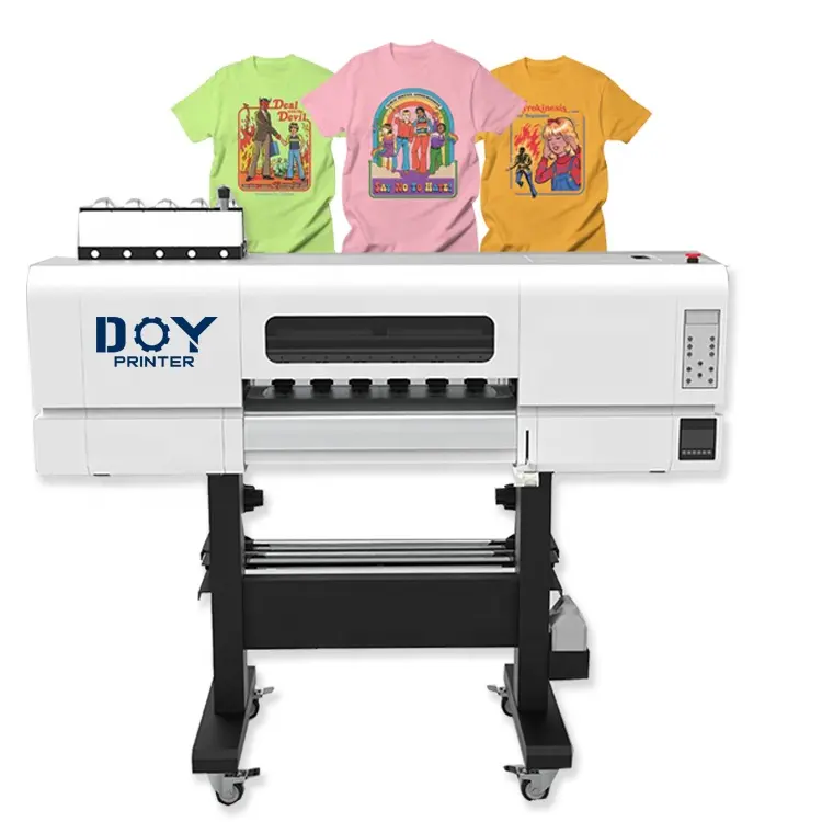 Heat Transfer T-shirt Printing PET Film Vinyl White Ink Jet Machine Supplier 60cm Digital Inkjet DTF Printer