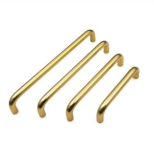 GQK Poignées de porte d'armoire Poignée de porte moderne simple Poignée inclinable en aluminium moderne Mini quantité commandée Matériau personnalisé disponible - Product Image 1