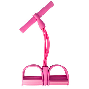 4 tubos gruesos unisex duradero ligero antideslizante yoga pedal tensor potencia resistencia cinturón pilates barriga entrenador banda - Product Image 2