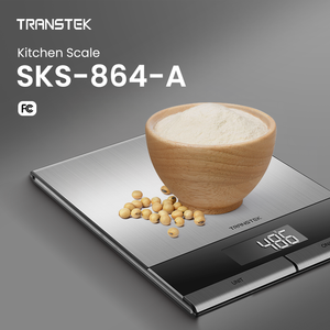 TRANSTEK 가정용 개인 전자식 다이어트 요리 무게 측정 저울 5kg 스테인리스 스틸 디지털 푸드 저울 - Product Image 2