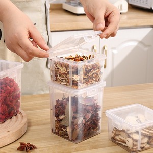 <b>Spice</b> <b>Storage</b> Box Set Flip Top Airtight Kitchen Container For Dried Herbs <b>Spices</b> - Product Image 3