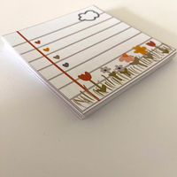 Conception personnalisée Impression à la demande Portable Mini Mignon Sticky Notes Type Bloc-Notes pour Liste de contrôle Plan Hebdomadaire