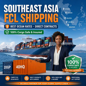 บริการขนส่งสินค้าแบบ FCL จากจีนไปสิงคโปร์ อินโดนีเซีย ตู้คอนเทนเนอร์ขนาด 40HQ สำหรับสินค้าทั่วไป บริการขนส่งเต็มตู้คอนเทนเนอร์ รองรับตลอด 24 ชั่วโมง พร้อมประกันความปลอดภัยของสินค้า - Product Image 1
