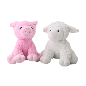Animales de Peluche Ultra Suaves de Pelo Largo: León, <span class=keywords><strong>Cordero</strong></span>, Cerdo, Unicornio - Colección Safari Esponjosa <span class=keywords><strong>y</strong></span> Adorable para Niños <span class=keywords><strong>y</strong></span> Bebés - Product Image 3