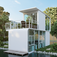 Maison Capsule Apple de Luxe, Module Spacieux Préfabriqué, Cabine Apple Conteneur pour Habitation, Café, Magasin Ray-Zen