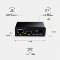 Codificador HD H.265/H.264 1080P para Dispositivos de Transmisión en Vivo, Protocolos UDP/RTMP/SRT/HLS/RTSP para Transmisión de TV en Hoteles