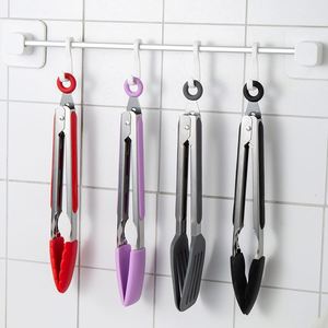 Pinces à nourriture en silicone antidérapantes, ustensile de cuisine, pinces à nourriture pour barbecue, cuisson et grillades - Product Image 5