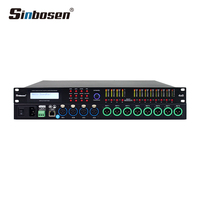 Procesador de audio DSP digital profesional 4 entradas 8 salidas sinbosen etapa profesional