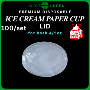 Cốc kem giấy cấp thực phẩm có nắp cho thú cưng | 4oz, 5oz | Có Nắp | tròn | dùng một lần | bền | Chống rò rỉ | thân thiện với môi trường - Product Image 6