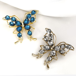 Broche Rosa Azul para Mulheres, Luxo Leve e Sofisticado, Cheio de Zircônias, Elegante, Clássico, Luxuoso e Individual, Wit - Product Image 2