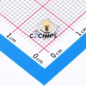 BTS0C0053GMG00 Tactile Switch SMD-4P,5.2x5.2mm Switch Round Button 3.5N Vertical Mount 5.2mm - Product Image 1