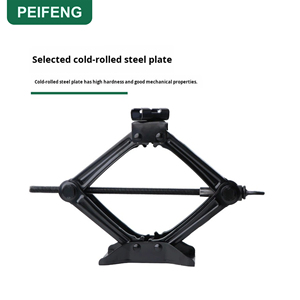 Portable Hydraulic <strong>Scissor</strong> <strong>Jack</strong> 1T 2T 3T Steel Material <strong>Car</strong> for Vehicle Maintenance PEXMARTOOLS PFM 714015 - Product Image 1