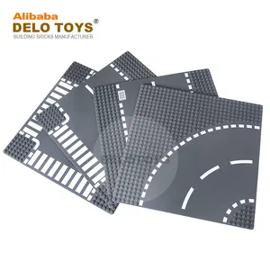 DELO 玩具 DIY 砖底板玩具 32*32 点塑料玩具砖积木路底板 32x32 (DB3232)