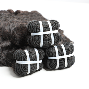 Bán buôn 14A tóc con người bó FUMI tóc thô 100% chưa qua chế biến Brazil tóc Trinh Nữ <span class=keywords><strong>New</strong></span> Top thiết kế tự nhiên bó màu đen - Product Image 1