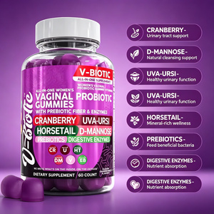 LUVVITA Gummies Probiotiques Personnalisés en Gros pour Femmes avec Prébiotiques pour la Santé Intestinale, l'Équilibre Hormonal et les Soins de Santé Adulte - Product Image 3