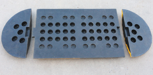 Bosse d'avertissement de vitesse d'autoroute matériau en caoutchouc robuste bosse de vitesse sécurité routière bosse de vitesse de 500mm - Product Image 5