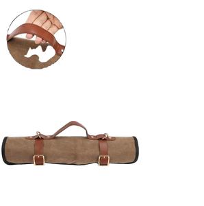 Free sample Custom Portable Chef Special Knife Storage Bag Wear Resistant <b>Waxed</b> <b>Canvas</b> Zipper Tool Bags - Product Image 1