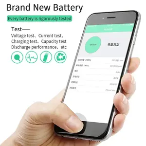 Oem sel kualitas tinggi untuk Apple iPhone X 2716mAh baterai ponsel pintar iphone xr 11 12 13 14 15 ponsel baterai Lithium-ion