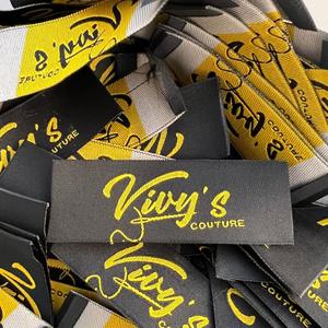 Preço barato Custom Polyester <span class=keywords><strong>Nylon</strong></span> <span class=keywords><strong>Patch</strong></span> Tecido Natural Cotton End Fold Woven Brand Labels for Clothing - Product Image 5