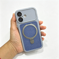 Coque de téléphone à dissipation thermique 2026 pour iPhone 16 Pro Max, coque robuste pour iPhone 17 Series avec protection d'écran et support