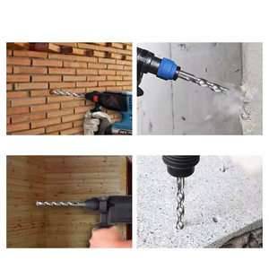 Di alta qualità 17 pz punte da trapano & scalpello <span class=keywords><strong>Sds</strong></span> più punte di martello rotativo Set In custodia di plastica - Product Image 5