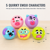 Jouet Monstre Mignon et Étrange, Coloré et Expressif, Cadeau Squishy pour Enfants et Adultes, Idéal pour Fêtes, Décoration de Bureau, Vente en Gros