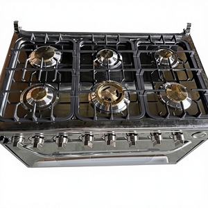 Four à convection intelligent à gaz à 6 brûleurs, autoportant, en acier inoxydable, pour usage domestique et en camping-car, classe A en matière d'efficacité énergétique - Product Image 1