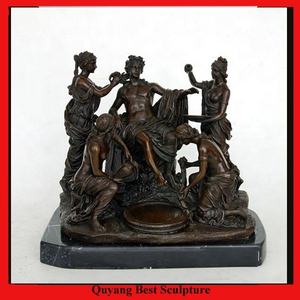 Statue de sculpture de style occidental, célèbre Posiedon, homme nu, femme <span class=keywords><strong>en</strong></span> détresse - Product Image 6