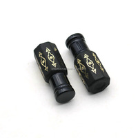 Flacon de parfum en verre d'huile d'oud Attar de 3 ml avec bouchon en aluminium