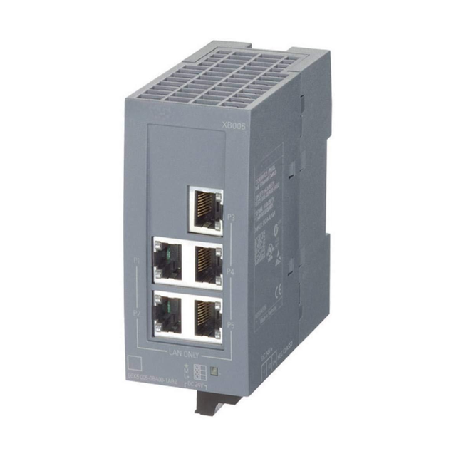 Original New 6GK5005-0BA00-1AB2 XB005 Unmanaged Industrial Ethernet Switch 5-Port 10/100 Mbps IP20