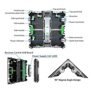 500*500 mét nội các giai đoạn đám cưới dẫn màn hình nền p3.91 trong nhà cho thuê dẫn Màn hình hiển thị - Product Image 3