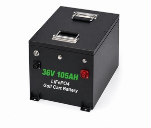 Batterie de chariot de golf au lithium fiable, usine OEM, 36V 48V 105Ah 150Ah 200Ah, kit de conversion LiFePO4 avec chargeur et écran LCD - Product Image 3