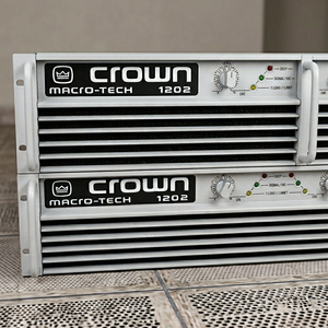 เทคโนโลยีแมโครแบบคราวน์ที่ใช้แล้ว1202แอมพลิฟายเออร์สองแชนแนล - Product Image 1