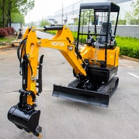 Miniexcavadora hidráulica de alta gama, excavadora de orugas, máquina excavadora agrícola china en venta