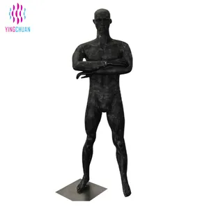 Big strong men large size african male mannequin