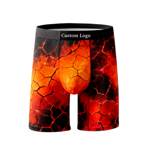 Nieuwe Aankomst Crack Element Print Serie Heren Boxershort 3d Sublimatie Bedrukt Odm Supply Ondergoed Unieke Patroon Slips - Product Image 1