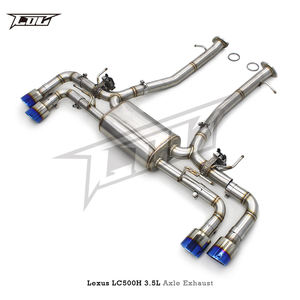 Échappement arrière d'essieu <span class=keywords><strong>BSK</strong></span> Valvetronic pour Lexus LC500 LC500H 3.5L 2016-2021 système d'échappement de tuyau d'acier inoxydable de voiture de course d'évasion - Product Image 6