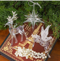 Ornements de Noël suspendus modernes de haute qualité et populaires pour la décoration de la maison, utilisation festive, durables et réutilisables
