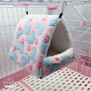 Cama Colgante para Hámster, Hamaca de Lana, Casa para Ratas, Cojín, Juguete Bonito para el Invierno - Product Image 3