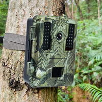 Caméra de surveillance de la faune extérieure haute performance 4K 48MP avec connexion vidéo et contrôle via application WiFi, portée IR 30m/92ft, détection de mouvement, IP67