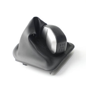 Pommeau de levier de vitesse en cuir mat avec électroplaqué intégré, ergonomique, pour usage automobile - Product Image 3