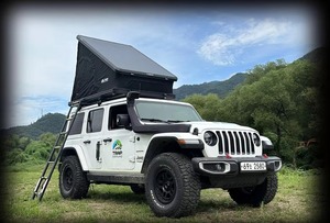 TRAP OVERLAND Factory Hot Sell Aluminum Shell Roof Top Tent OEM Manufacturer 4x4 offroad GORE <b>TEX</b> Car Tent roof Tent tailgate - Product Image 3